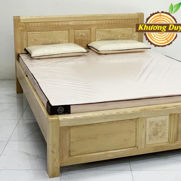 giường giá rẻ gỗ sồi