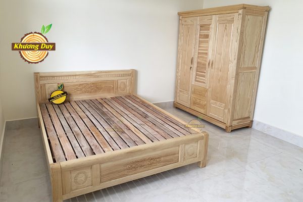 giường ngủ gỗ sồi giá rẻ