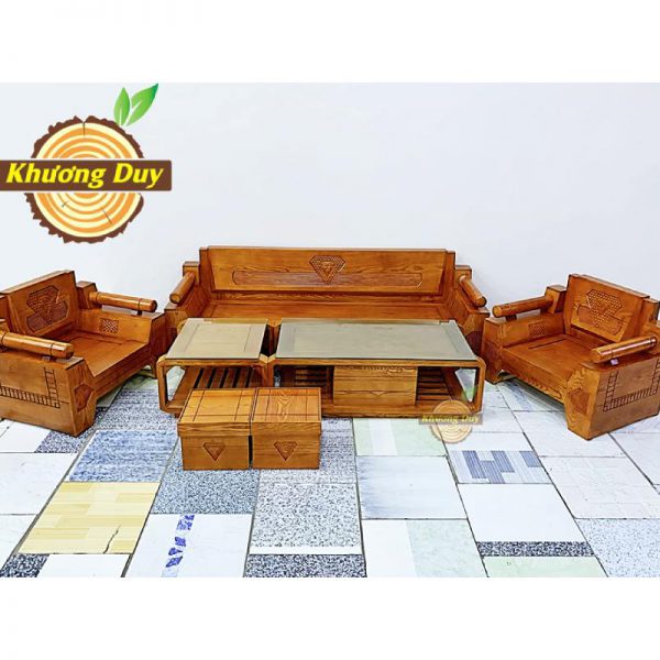 sofa gỗ sồi giá rẻ tphcm