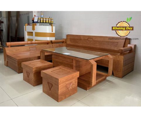 sofa gỗ sồi giá rẻ